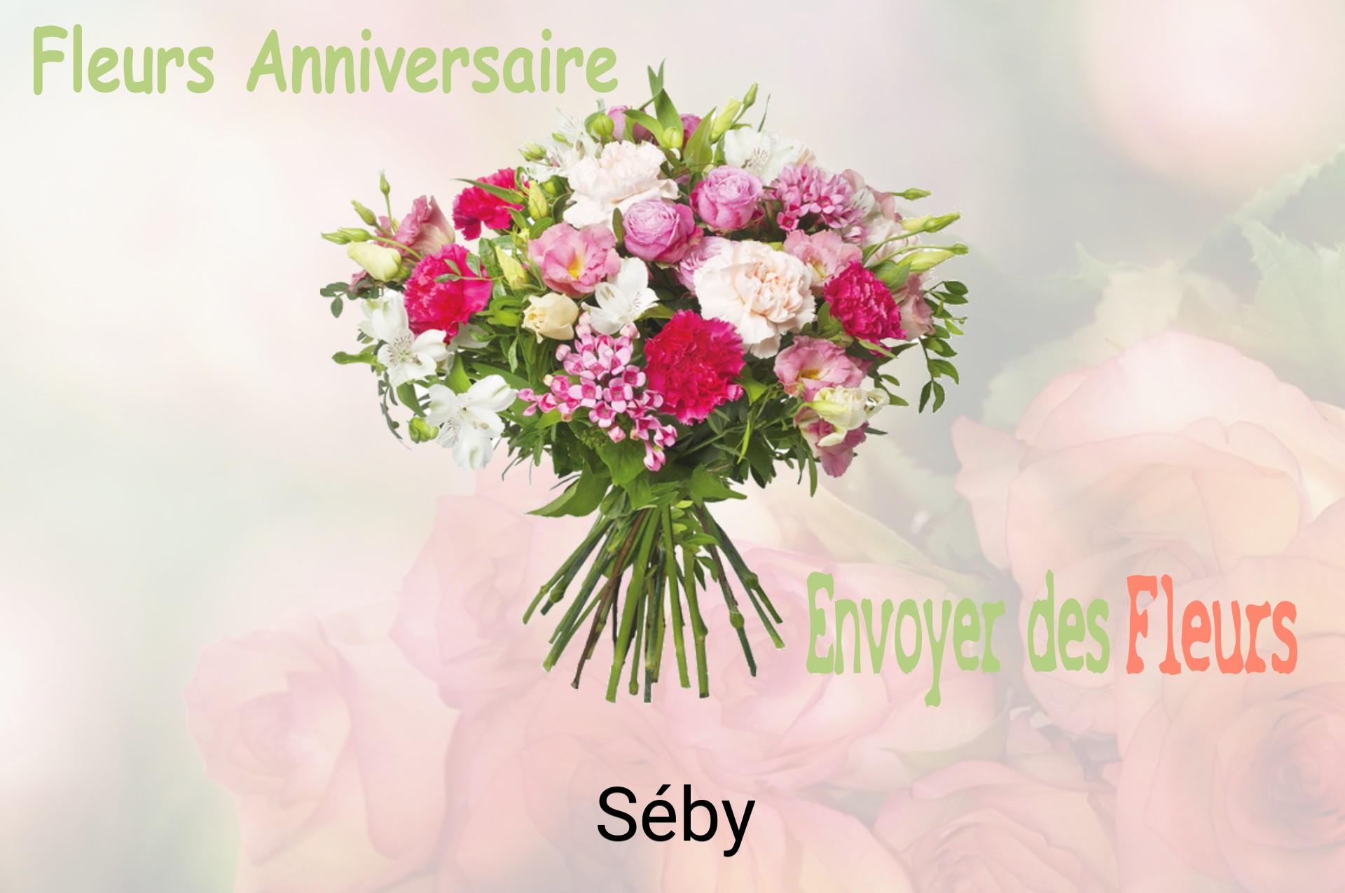 Bouquet de fleurs d’anniversaire livré à Séby
